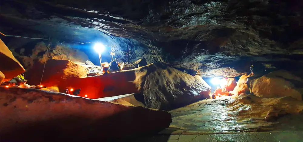 Gorakhnath Cave View